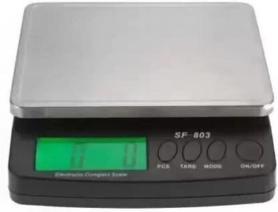SELMEZ Electronic SF803 Black Steel Plate weighing scale with 30kg capacity Weighing Scale(Black)