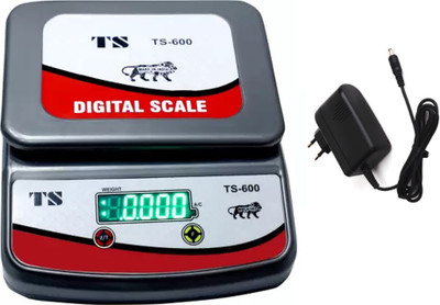 RTB Digital Kitchen Weighing Scale Rechargeable 30kg x 1g with Big Backlight Grey Weighing Scale(Grey)