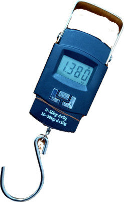 SBTs 50Kg Portable Luggage Hanging Weight Machine Digital Weighing Scale C1409QA Weighing Scale(Black)