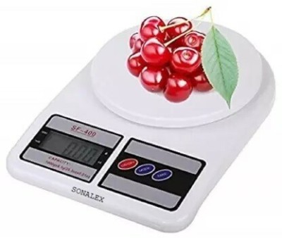 SONALEX 10 Kg Digital Kitchen Weight Kata Scale Taraju Fruit (White) Weighing Scale(White)