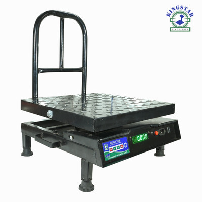 King Star Weight Machine 400X400MM Capacity 200kg Accuracy 20g Minimum 400g Weighing Scale(Heavy Duty Scale Make in india ISO Certified Govt By Approved Weighing Scale)
