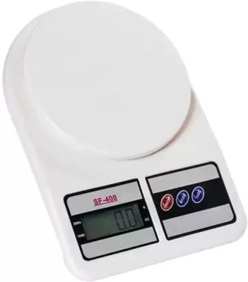 MASHREQ 10Kg/1g Mini Weight Scale Measurement Weighing Machine for Kitchen Weighing Scale(White)