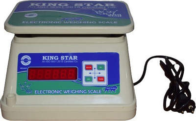 King Star ABS COUNTER Weighing Scale(White)