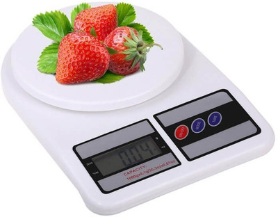 Trendy styler Kitchen Scale Balance Multi-purpose weight measuring Weighing Scale(White)