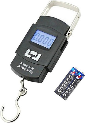 Mid Light Portable 50Kg Hanging Digital Luggage Weight Machine M106 Weighing Scale(Black)