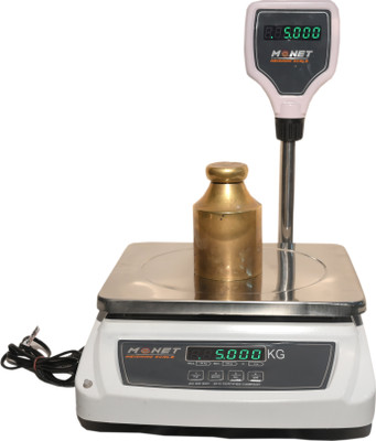 monet MS 30_30KG POLE Weighing Scale(White)