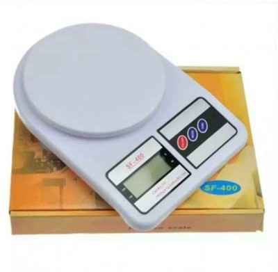 Ashlok Portable 1g to 10kg Electronic Kitchen Weighing Weighing Scale(White)