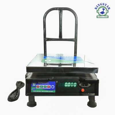King Star 300X300MM Kitchen Scale Capacity 100Kg Full Metal Body Weighing Scale(Multicolor)