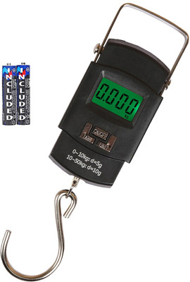 SBTs 50 Kg Hook Type Digital Led Screen Portable Luggage Weighing Scale C1444QA Weighing Scale(Black)