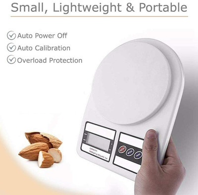 thermomate kitche scale ,Digital Multipurpose, Weight Machine for Kitchen ,SF-400 Weighing Scale(White)