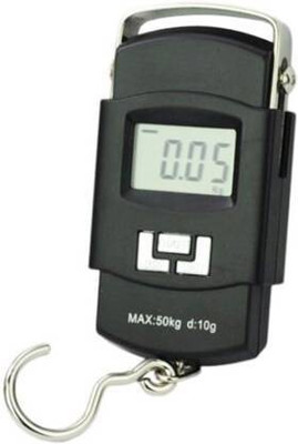 SBTs Electronic Portable Fishing Hook Type Digital LED Screen Luggage Weighing Scale(Black)