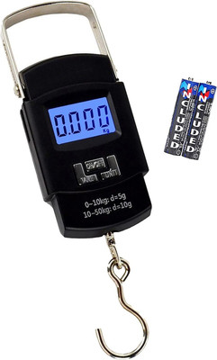 Mid Light Portable 50Kg Hanging Digital Luggage Weight Machine M1 Weighing Scale(Black)