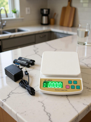 INDICUL Electronic Digital 1Gram-10 Kg Weight Scale LCD Kitchen Weight Scale Machine Measure for measuring Vajan, Offer, Kata, Weight Machine Weighing Scale, Fruits, Shop, Food, Vegetable, for Grocery, Kata, Taraju, Shop, Computer Kata, Tarazu, Jewellery, Sabzi, Weighing scale (White) (Adaptor Inclu