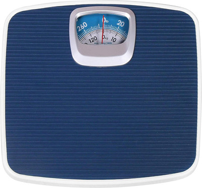 RD READYDEAL Analog Body Weight Scale | Mechanical Scale | 286 lbs 130 kg Capacity Weighing Scale(Blue)