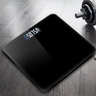 ABHIGAMYAH Display Weighing Scales for Body WeightFlower Weighing Scale(Black)