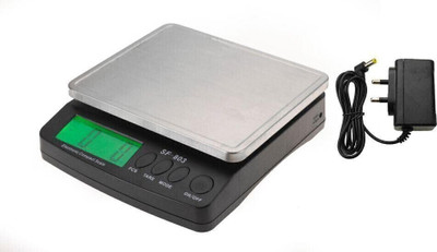 SELMEZ SF-803 Weight Capacity 30kg Electronic Weighing Machine Weighing Scale(Black)