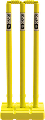 OSPO SPORTS Heavy Plastic Cricket Stump Set(Yellow)