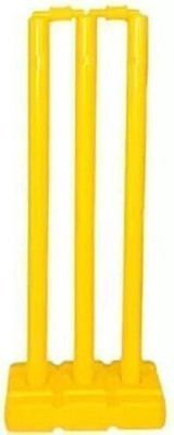 VICTOO Heavy Quality Plastic wicket-277(Yellow)