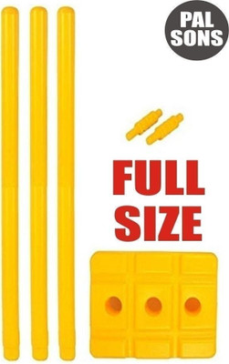 VICTOO Heavy Quality Plastic wicket-314(Yellow)