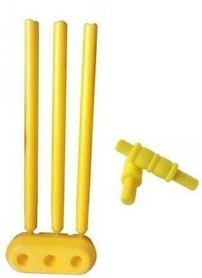 VICTOO Heavy Quality Plastic wicket-281(Yellow)
