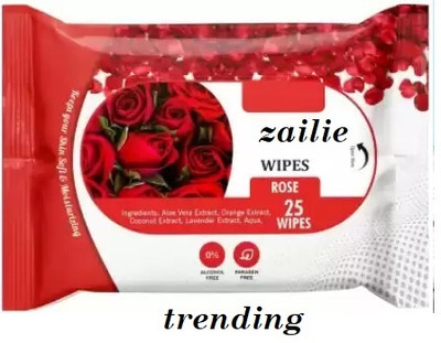 Zailie et Tissue Paper Makeup Remover Wipes Face Cleaning Wipes(25 Wipes)
