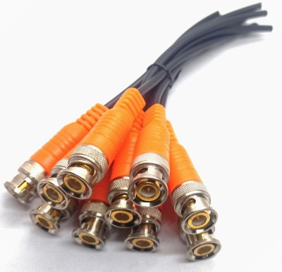 TAAPSEE BNC_ORANGE-BLK(H)-PO15 BNC CONNECTOR Wire Connector(Multicolor, Pack of 15)