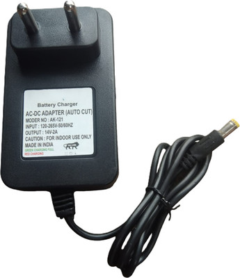 Starjyoti 14v2A DC Fan Charger 12v2a Battery charger Auto cut 30 W Adapter(Power Cord Included)