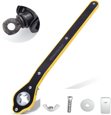 Universal Car Jack Ratchet Wrench|360 Forward and Reverse knob Labor-Saving Design Car Jack Ratchet Wrench|360 Forward and Reverse knob Labor-Saving Design Single Sided Rachet Wrench(Pack of 1)