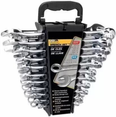 TADMOS TDW-0058 spanner hand tool kit Dimond Quality set Double Sided Combination Wrench(Pack of 12)