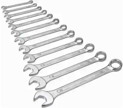Mass Pro Combination Spanner Set of 12 Double Sided Combination Wrench(Pack of 12)