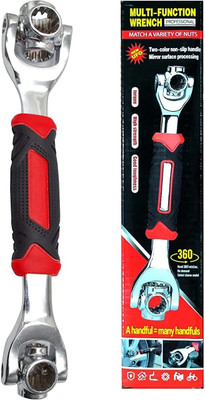 Tiger wrench 48 in 1 Swivel Head Multi Tool Spanne Tools Socket Works with Spline Bolts Multifunction PassTorx 360 Degree 6-Point Universal Furniture Car Repair (black) Double Sided Star Box Wrench(Pack of 1) Tiger wrench 48 in 1 Swivel Head Multi Tool Spanne Tools Socket Works with Spline Bolts Multifunction PassTorx 360 Degree 6-Point Universal Furniture Car Repair (black) Double Sided Star Box Wrench(Pack of 1)