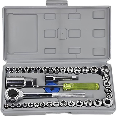40 PC TOOL KIT SET 40 PC TOOL KIT Single Sided Rachet Wrench(Pack of 1)