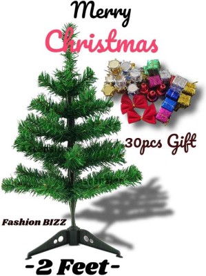 Fashion Bizz Pine 61 cm (2.0 ft) Artificial Christmas Tree(Multicolor)