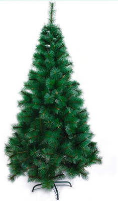Saikara Collection Generic 121.92 cm (4.0 ft) Artificial Christmas Tree(Green)
