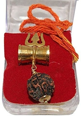 SHRI ASTHA VINAYAK SHIV SHAKTI KAWACH PENDANT WITH RUDRAKSHA Brass Yantra(Pack of 1)