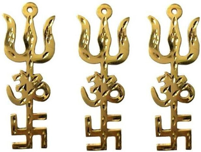 SHRI ASTHA VINAYAK Brass Yantra(Pack of 3)