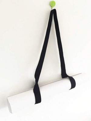 Bikauaa Yoga Mat Strap Cotton Yoga Strap(Black)