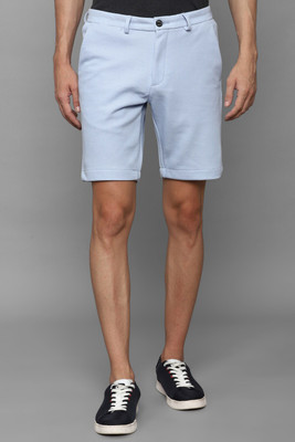 Allen Solly Solid Men Blue Regular Shorts