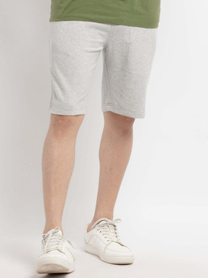 Status Quo Solid Men Grey Basic Shorts