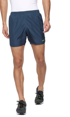 NIVIA Solid Men Blue Running Shorts