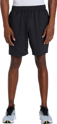 PUMA Solid Men Black Sports Shorts