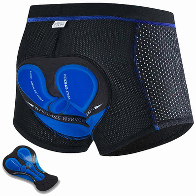 HANNEA Solid Men Blue Cycling Shorts
