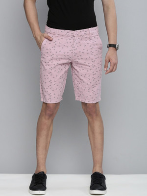 The Indian Garage Co. Solid Men Purple Casual Shorts
