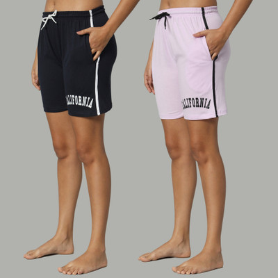 ZEPPI Printed Women Multicolor Casual Shorts