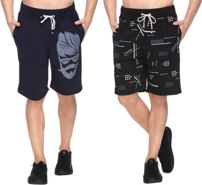 Basis Printed Men Multicolor Basic Shorts