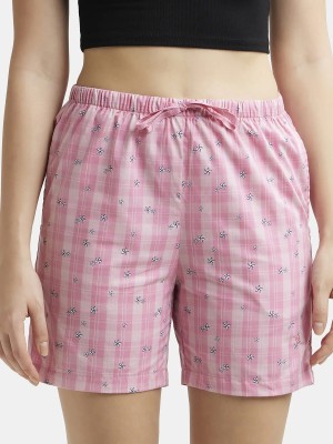 JOCKEY Solid Women Pink Night Shorts