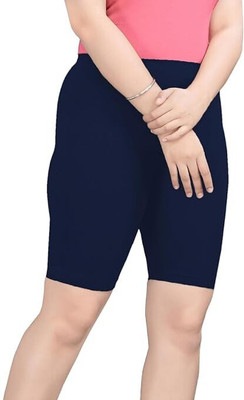 RIDDHI CREATION Solid Women Blue Night Shorts