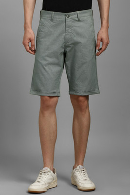 LOUIS PHILIPPE Printed Men Green Casual Shorts
