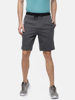 Macroman M-Series Solid Men Black Basic Shorts