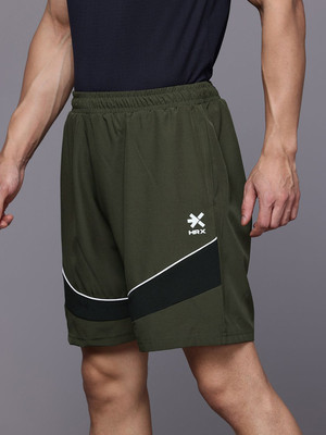 HRX by Hrithik Roshan Solid Men Green Sports Shorts